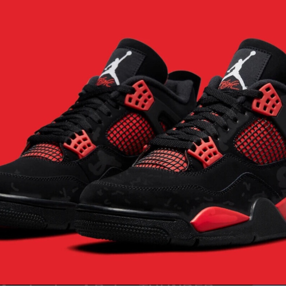 Jordan 4 Retro “Red Thunder” - Size 5Y (Youth)